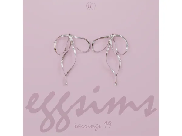 Alpha [EGGSIMS] earrings 19 - The Sims 4 Custom Content