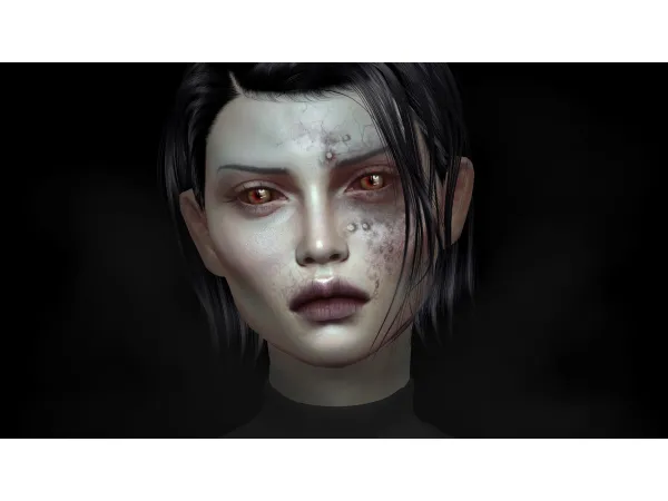 Alpha Infected Makeup Set by EvilQuinzel - The Sims 4 Custom Content