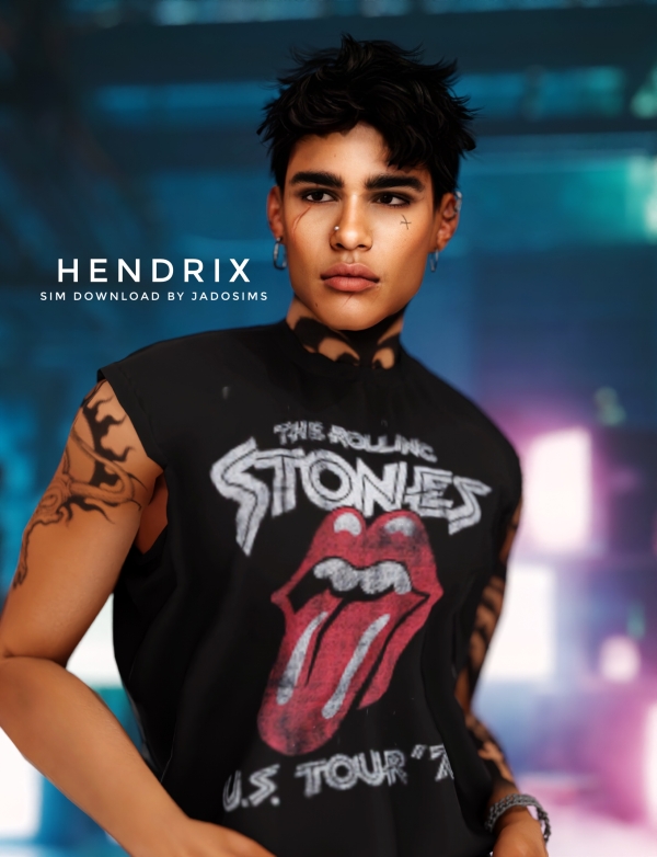 Alpha Hendrix (Sim Download) by shopwithflynnn - The Sims 4 Custom Content
