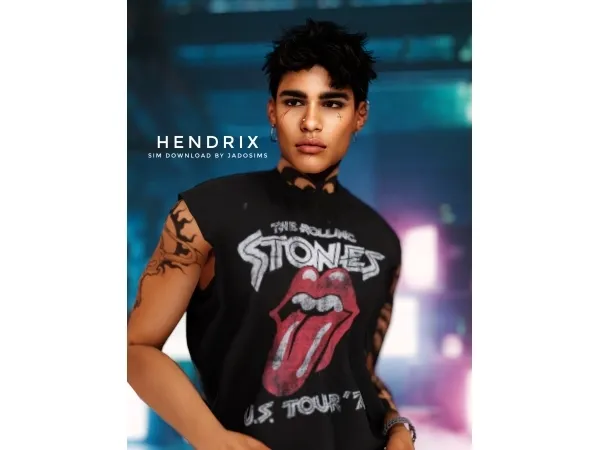 Alpha Hendrix u2661 (Sim Download) - The Sims 4 Custom Content
