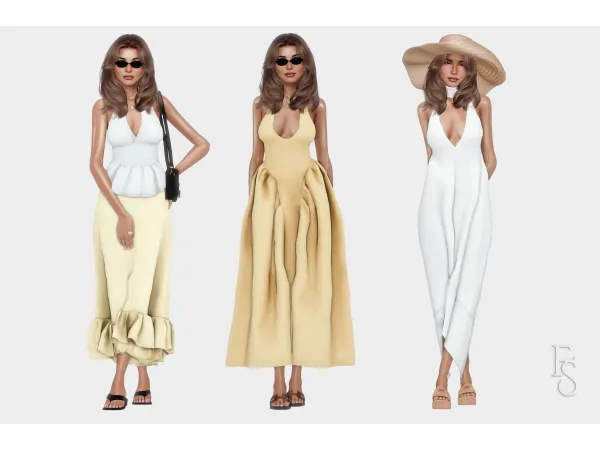 Maxis Match European Summer by farfallasims - The Sims 4 Custom Content