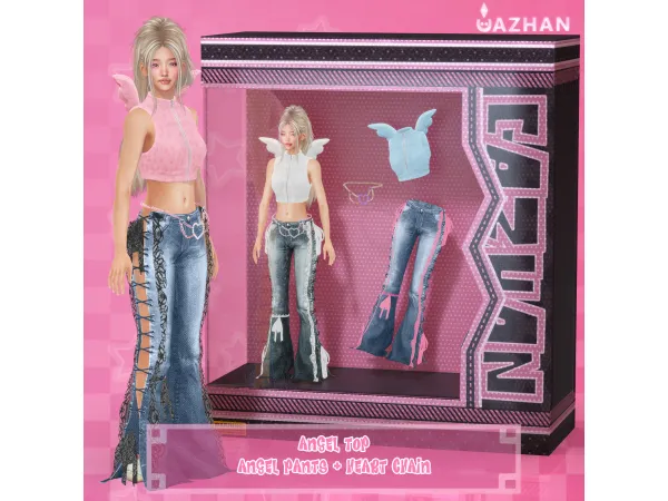 Alpha [ANGEL] by cazhancc - The Sims 4 Custom Content