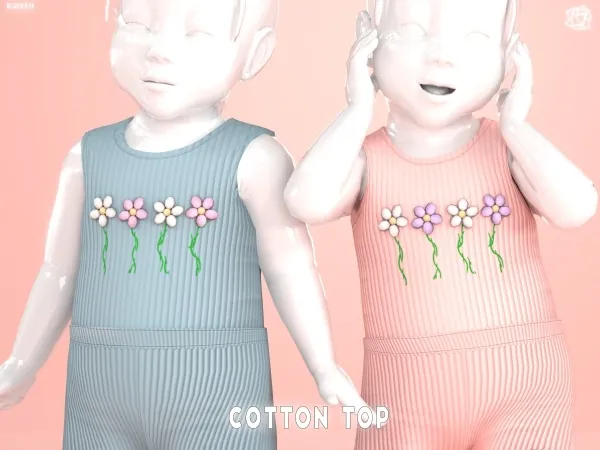Alpha Cotton top Infant Brsims - The Sims 4 Custom Content