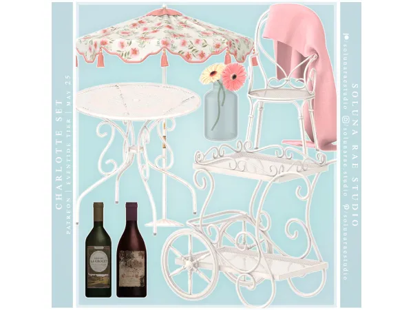 Maxis Match SolunaRae Charlotte Set - The Sims 4 Custom Content