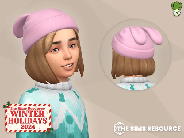 Maxis Match Bunny Ear Beanie Child by kapakijo - The Sims 4 Custom Content
