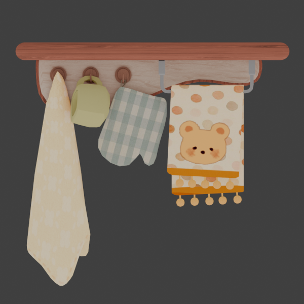 Maxis Match lucky3 apple pie order wall shelf by simsfinds - The Sims 4 Custom Content