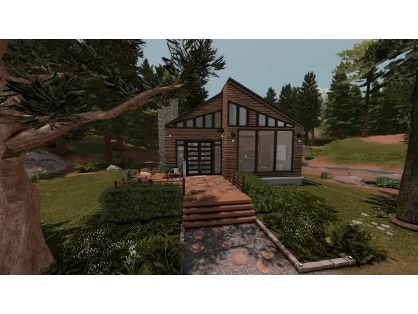 Alpha Couple's Cabin Getaway by TTopixx - The Sims 4 Custom Content