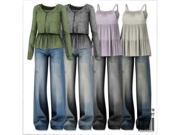 Alpha YEO LEUM Set by mirosims2020 - The Sims 4 Custom Content