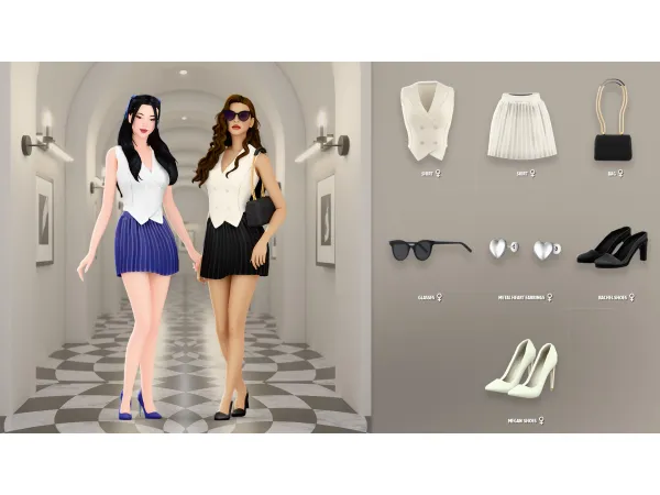 Maxis Match LOTD Eleanor Set ModCo Studios - The Sims 4 Custom Content