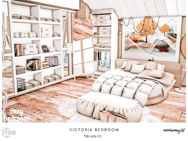 Alpha Victoria Bedroom - The Sims 4 Custom Content