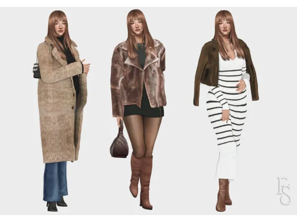 Alpha Autumnal Lookbook by farfallasims - The Sims 4 Custom Content