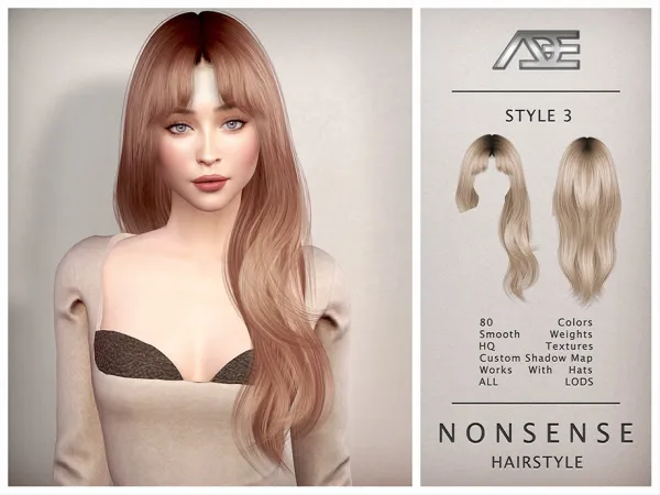 Alpha Nonsense Style 3 by Ade_Darma - The Sims 4 Custom Content