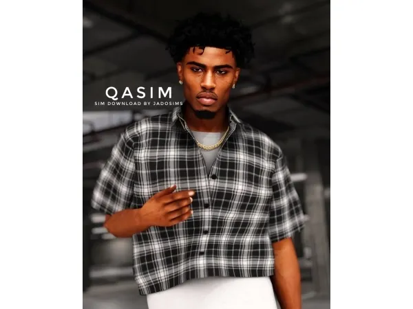 Alpha Qasim u2661 (Sim Download) - The Sims 4 custom content