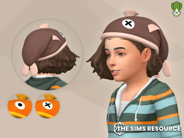 Maxis Match Fish Beanie Child by kapakijo - The Sims 4 Custom Content