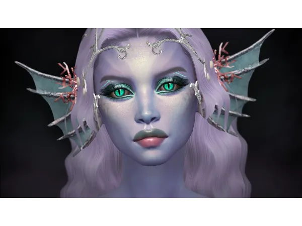 Alpha Cordelia Makeup Set by EvilQuinzel - The Sims 4 Custom Content