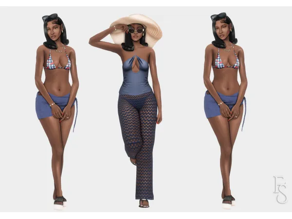 Alpha Labor Day Weekend Lookbook by farfallasims - The Sims 4 Custom Content