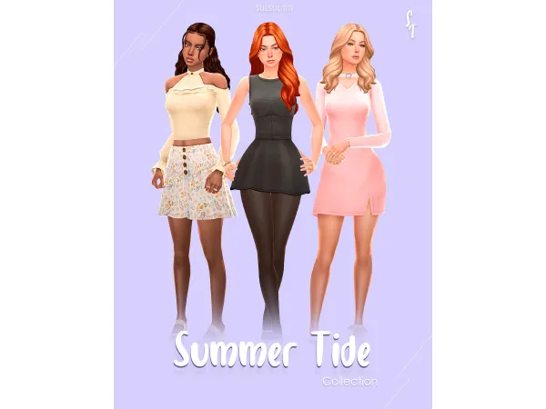 Maxis Match SUMMER TIDE by SulSulTiti - The Sims 4 Custom Content