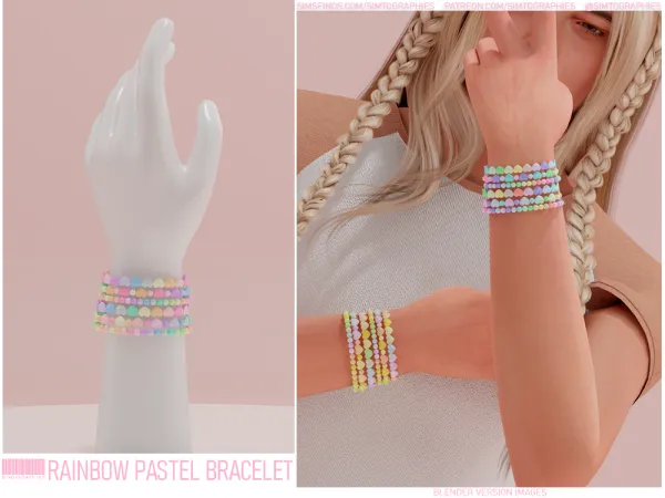 Rainbow Pastel Bracelet (Male)