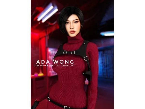 Alpha Ada Wong u2661 (Sim Download) - The Sims 4 Custom Content