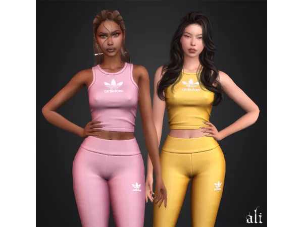 Mix ADIDAS set by ali_s4cc - The Sims 4 Custom Content