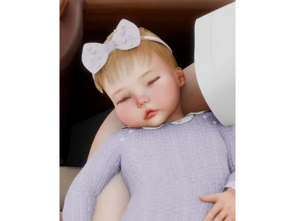 Alpha [Scarlett Bulckowisk] Lully Headband (S4 BLENDER) - The Sims 4 Custom Content