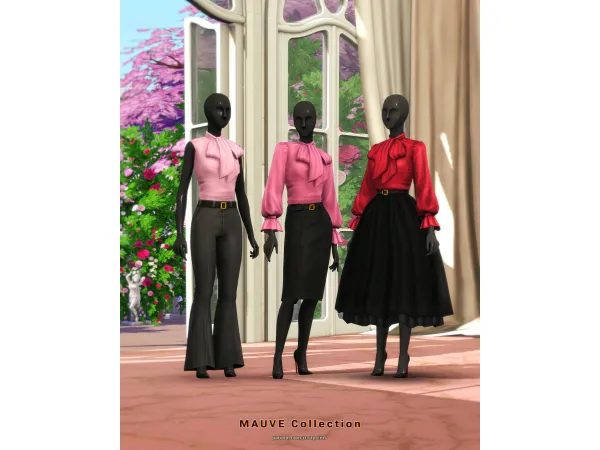 Maxis Match MAUVE Collection by rustysims - The Sims 4 Custom Content