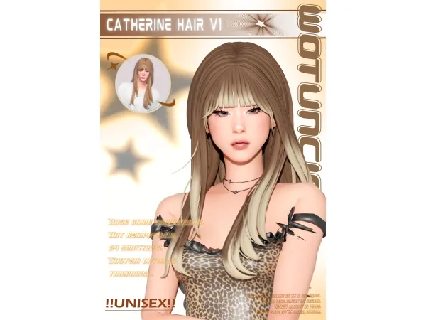 Maxis Match Catherine Hair V1 by wotunciba - The Sims 4 Custom Content