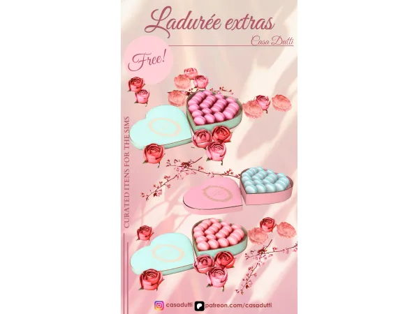 Alpha Laduru00e9e extras by casadutti - The Sims 4 Custom Content