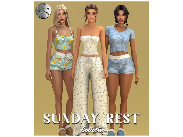 Alpha CAMUFLAJE Sunday Rest Collection - The Sims 4 Custom Content
