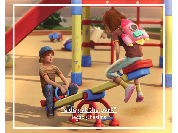 Mix playground posepack by legacythesims - The Sims 4 Custom Content