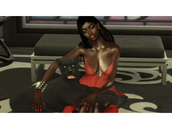 Alpha Cute Witch And Puma by SimmieRena - The Sims 4 Custom Content