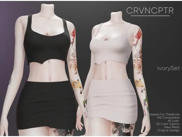 Alpha IvorySet - The Sims 4 Custom Content