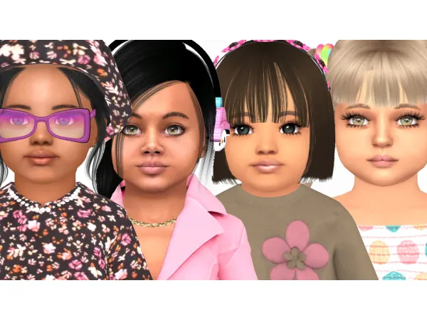 Alpha Toddler Sims Dump 2 Folder by yolimi - The Sims 4 Custom Content