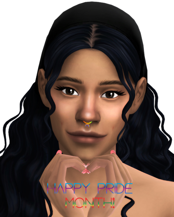 Alpha Happy Pride Month by simsfinds - The Sims 4 Custom Content