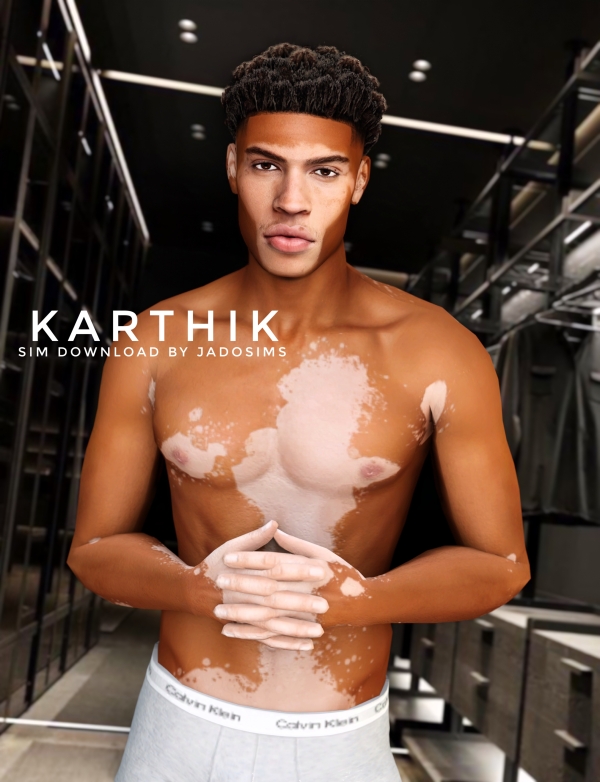 Alpha Karthik (Sim Download) by shopwithflynnn - The Sims 4 Custom Content