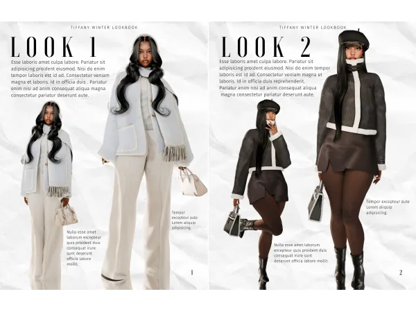 Alpha Tiffanyu2019s Winter Lookbook Part 1 by ch3rrysimss - The Sims 4 Custom Content