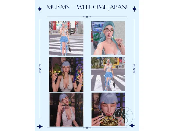Alpha Welcome Japan by MuiSms - The Sims 4 Custom Content
