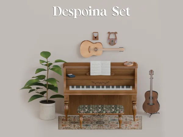 Alpha Despoina Set by mechtasims - The Sims 4 Custom Content