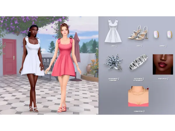 Maxis Match HENIE SET by ModCo Studios - The Sims 4 Custom Content