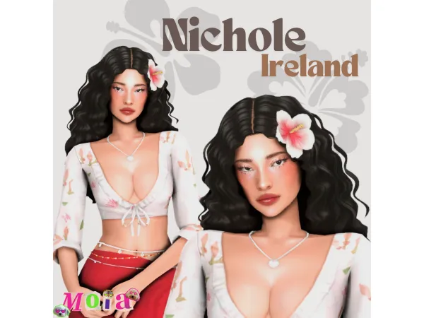 Maxis Match Nichole Ireland by moiamarul - The Sims 4 Custom Content