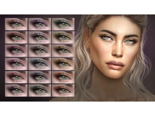 Alpha Charybdis Eyeshadow by Modco Studios - The Sims 4 Custom Content