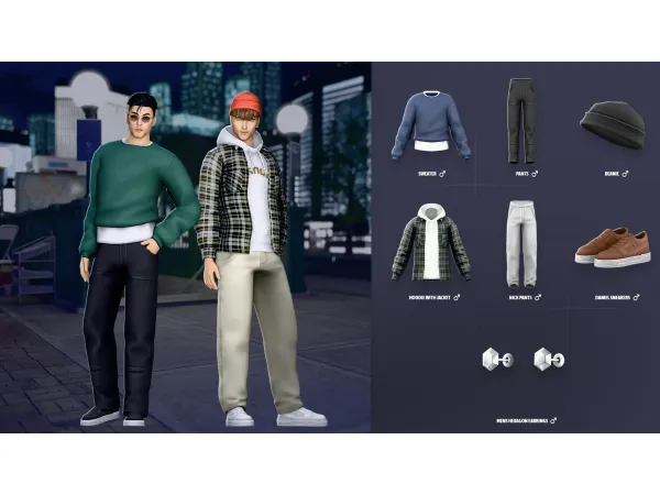 Alpha ARCHIE SET by ModCo Studios - The Sims 4 Custom Content