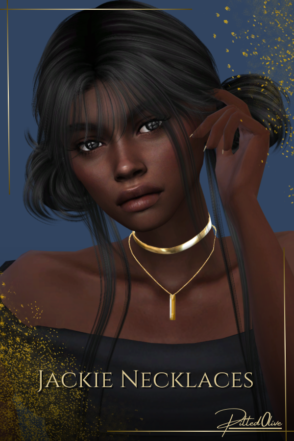 Mix Jackie necklace by pitted0live - The Sims 4 Custom Content