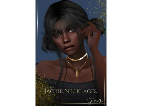 Mix Jackie necklace - The Sims 4 Custom Content