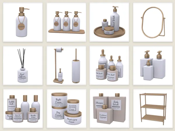 Maxis Match Modern Bathrom Part 2 - The Sims 4 Custom Content