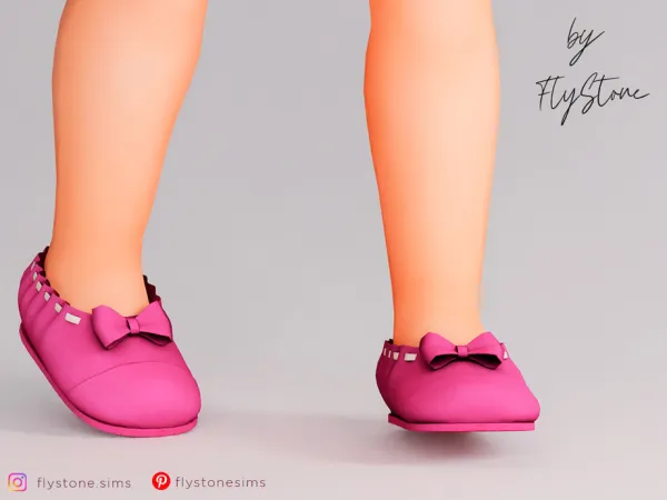 Maxis Match Toddler Soft Suede Boots With Silk Cord by FlyStone - The Sims 4 Custom Content