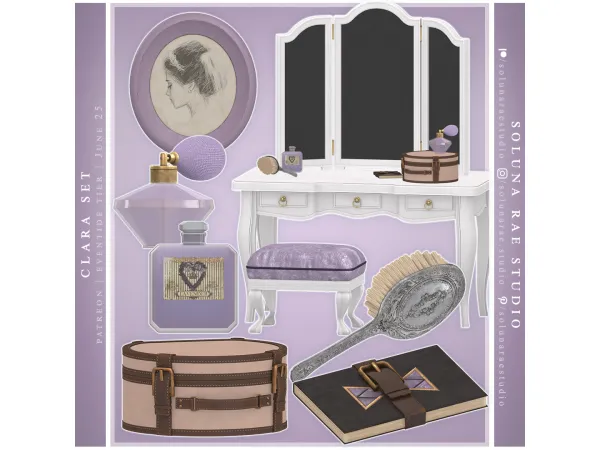 Alpha SolunaRae Clara Set - The Sims 4 Custom Content