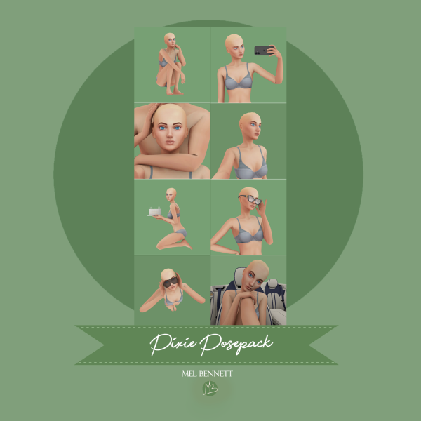 Mix Pixie Posepack by melbennett - The Sims 4 Custom Content