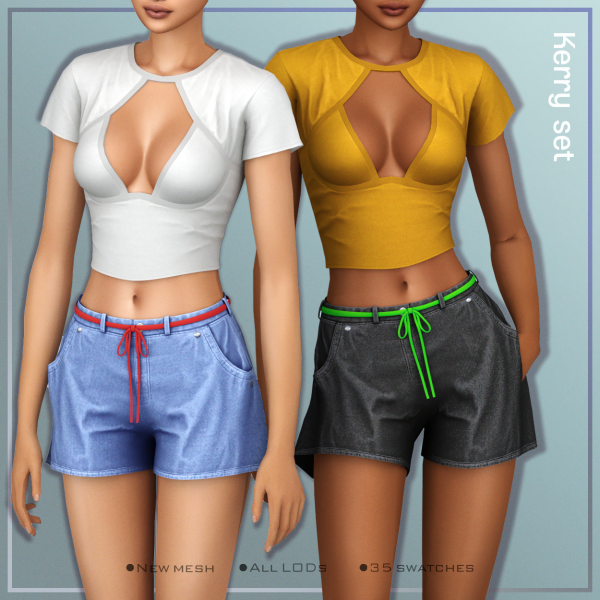 Alpha Kerry set by simsfinds - The Sims 4 Custom Content