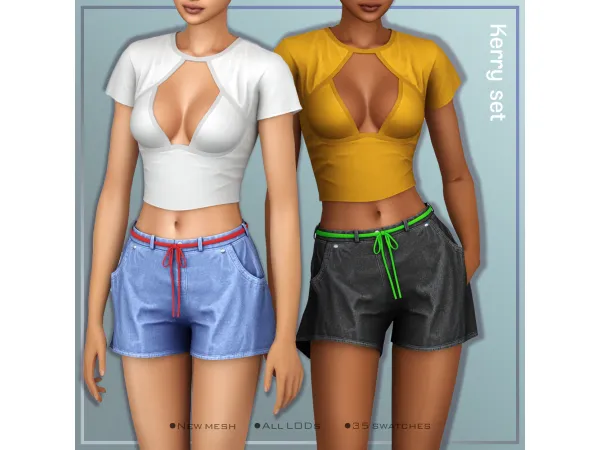 Alpha Kerry set by Belaloallure1 - The Sims 4 Custom Content